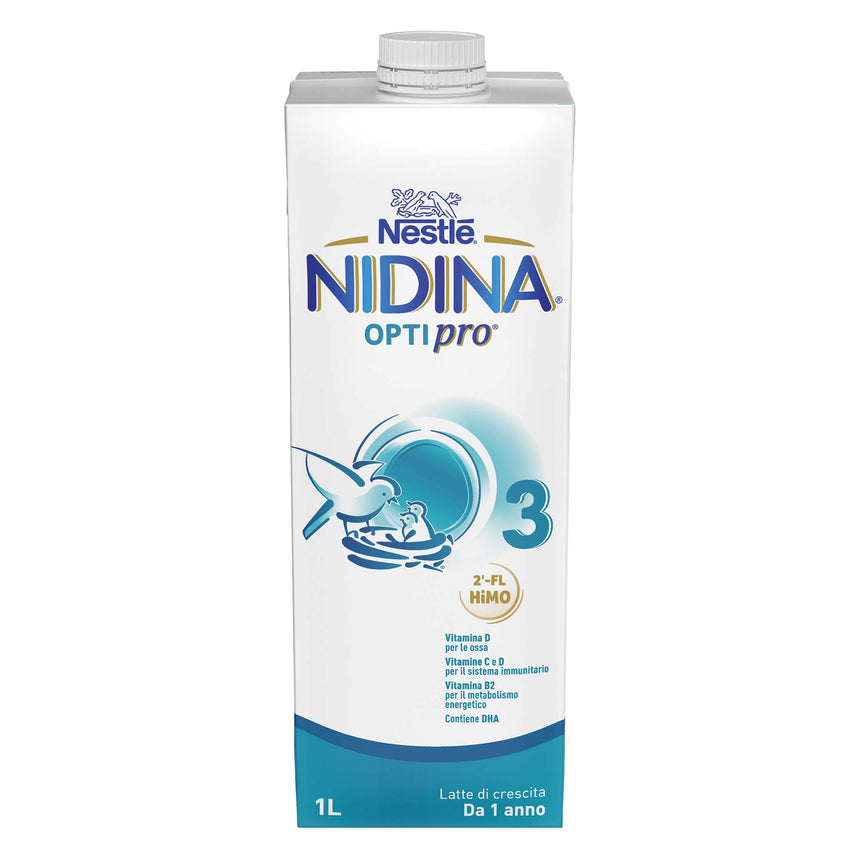 Nestlé Nidina Optipro Latte di Crescita 3 liquido 1 L