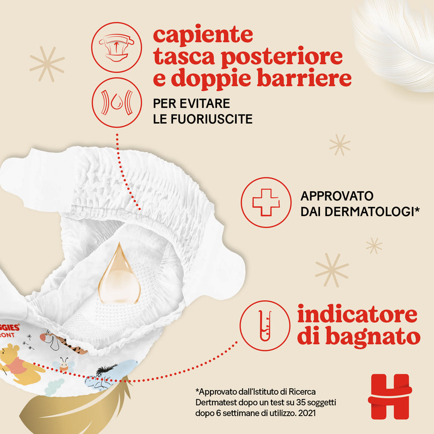 Huggies Pannolini Extra Care Taglia 2 (3-6 kg) Megapack 104 pezzi