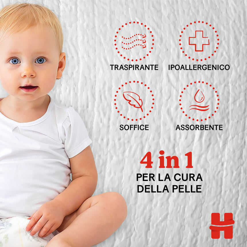 Huggies Pannolini Extra Care Taglia 2 (3-6 kg) Megapack 104 pezzi