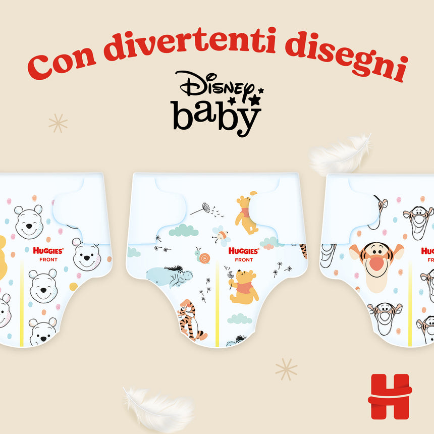 Huggies Pannolini Extra Care Taglia 2 (3-6 kg) Megapack 104 pezzi